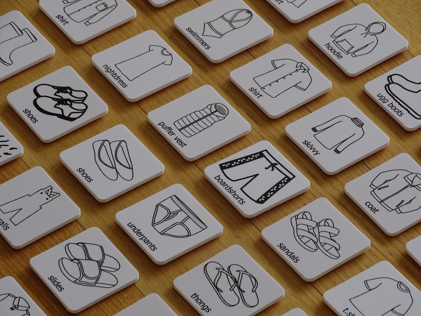 Children's visual aid on clothes/dressing, Visual aid for clothes, what to wear today visual aid, Children's clothing visual