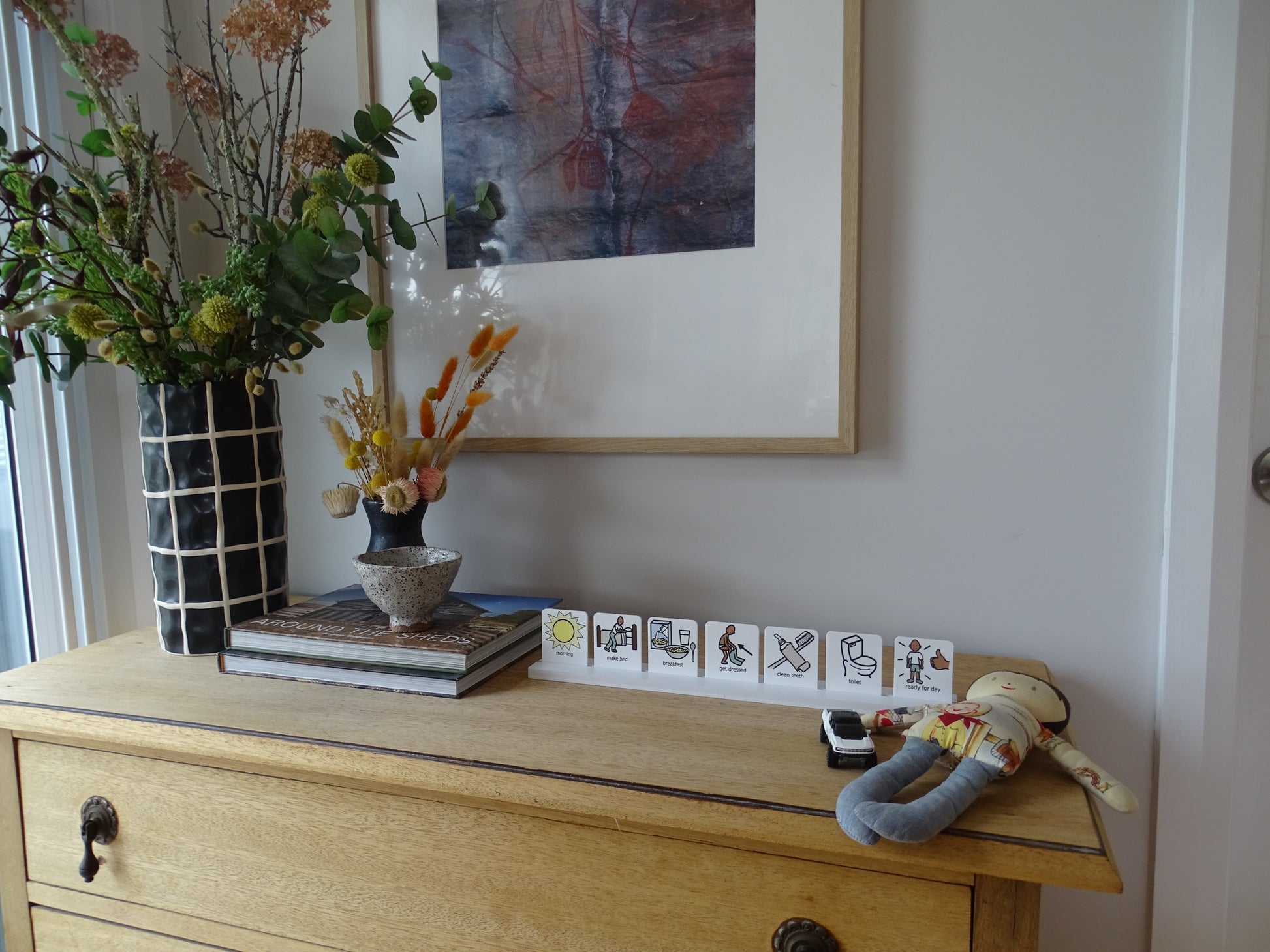 Daily Routine Visual Aid, Visual aid for children to understand daily tasks, Children's routine visual aid