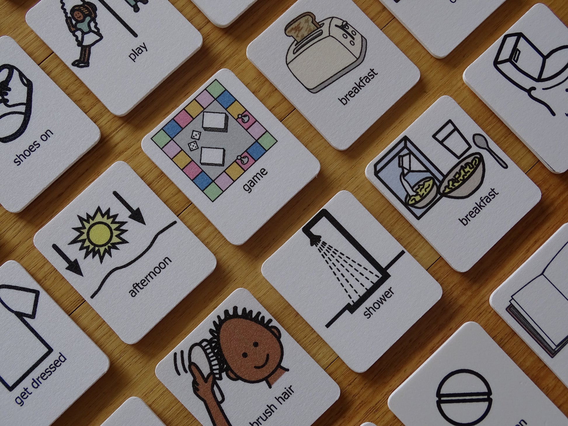 Daily Routine Visual Aid, Visual aid for children to understand daily tasks, Children's routine visual aid