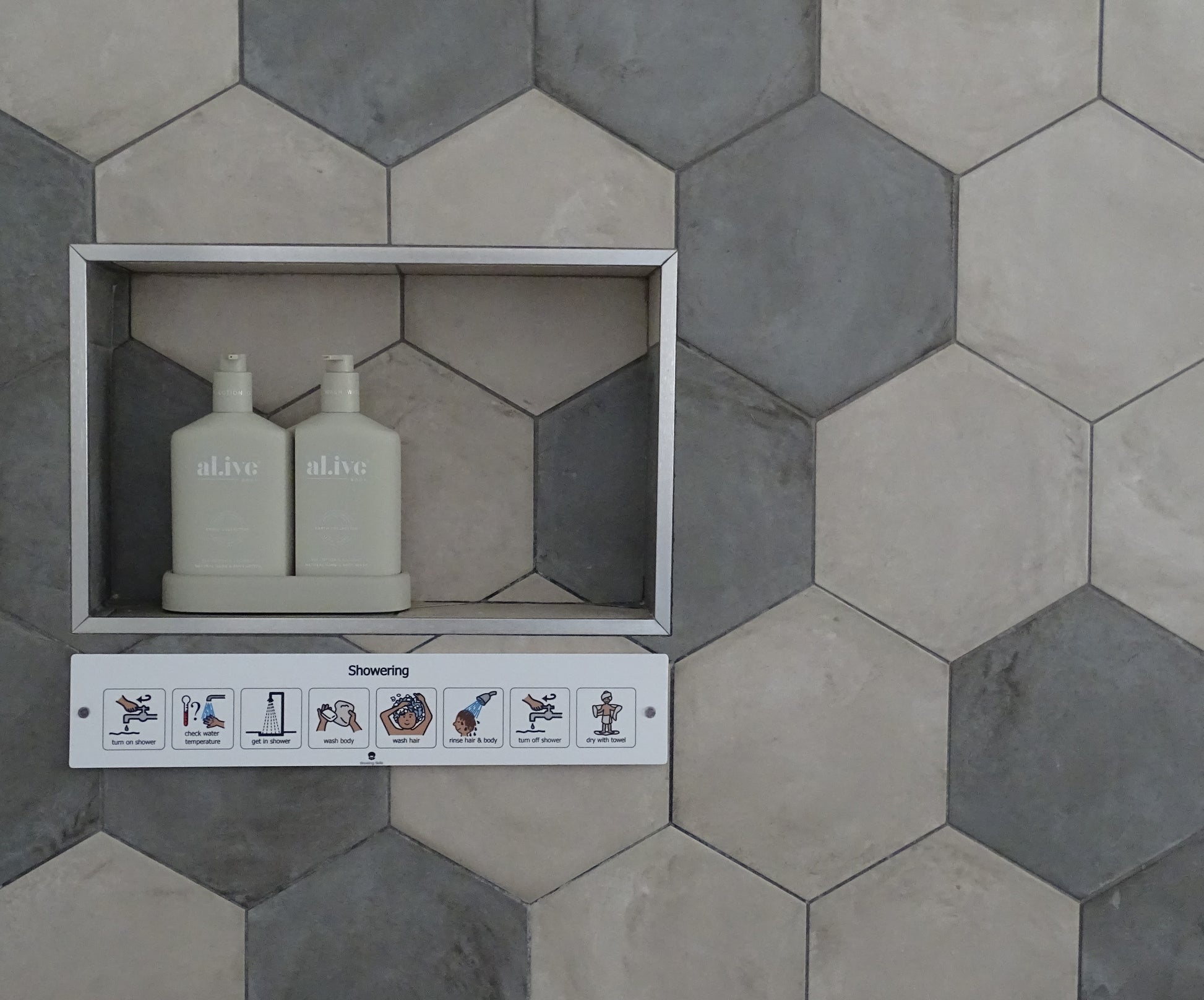 Visual aid for shower time, understanding shower time for kids, shower routine visual aid