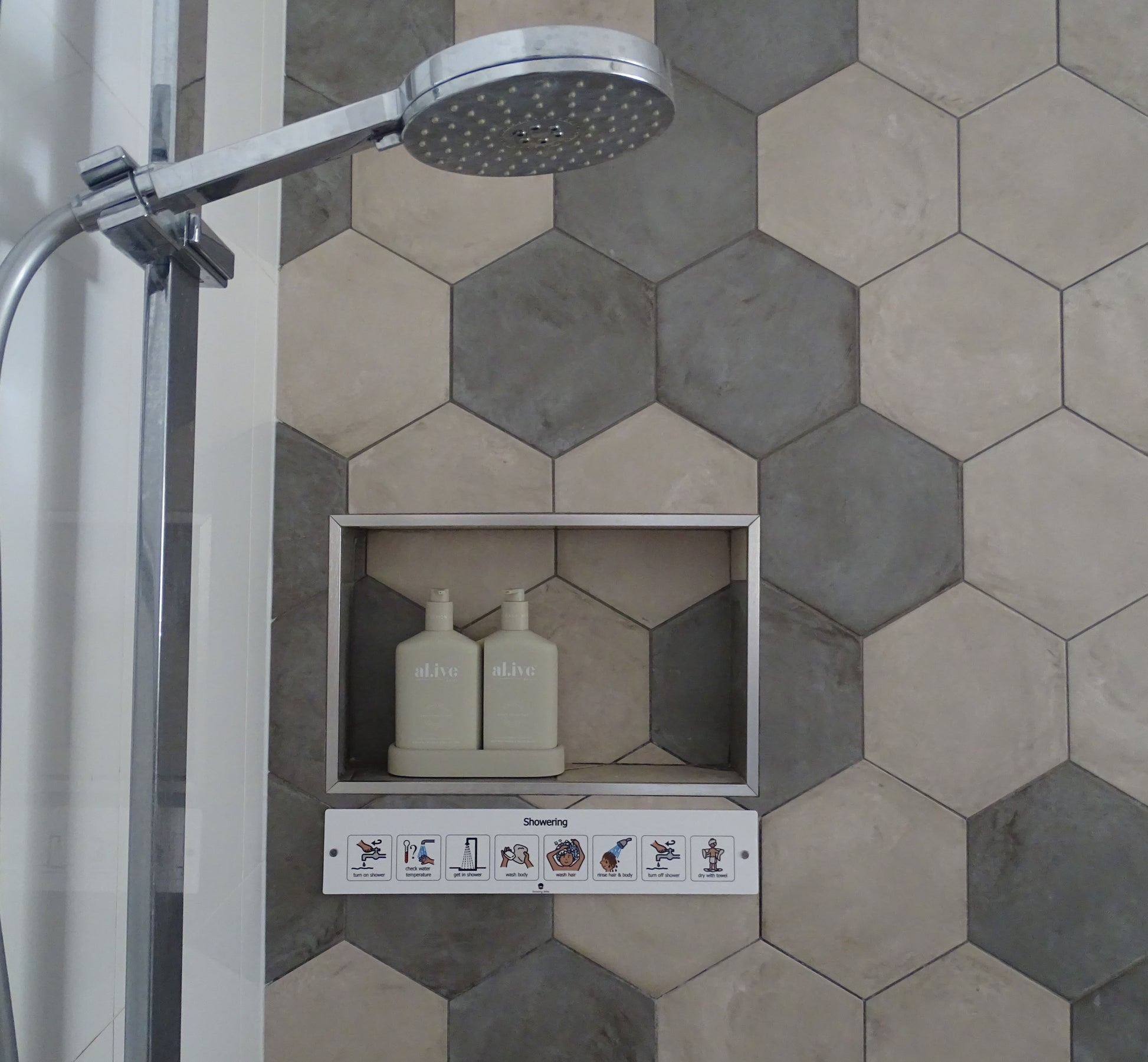 Visual aid for shower time, understanding shower time for kids, shower routine visual aid