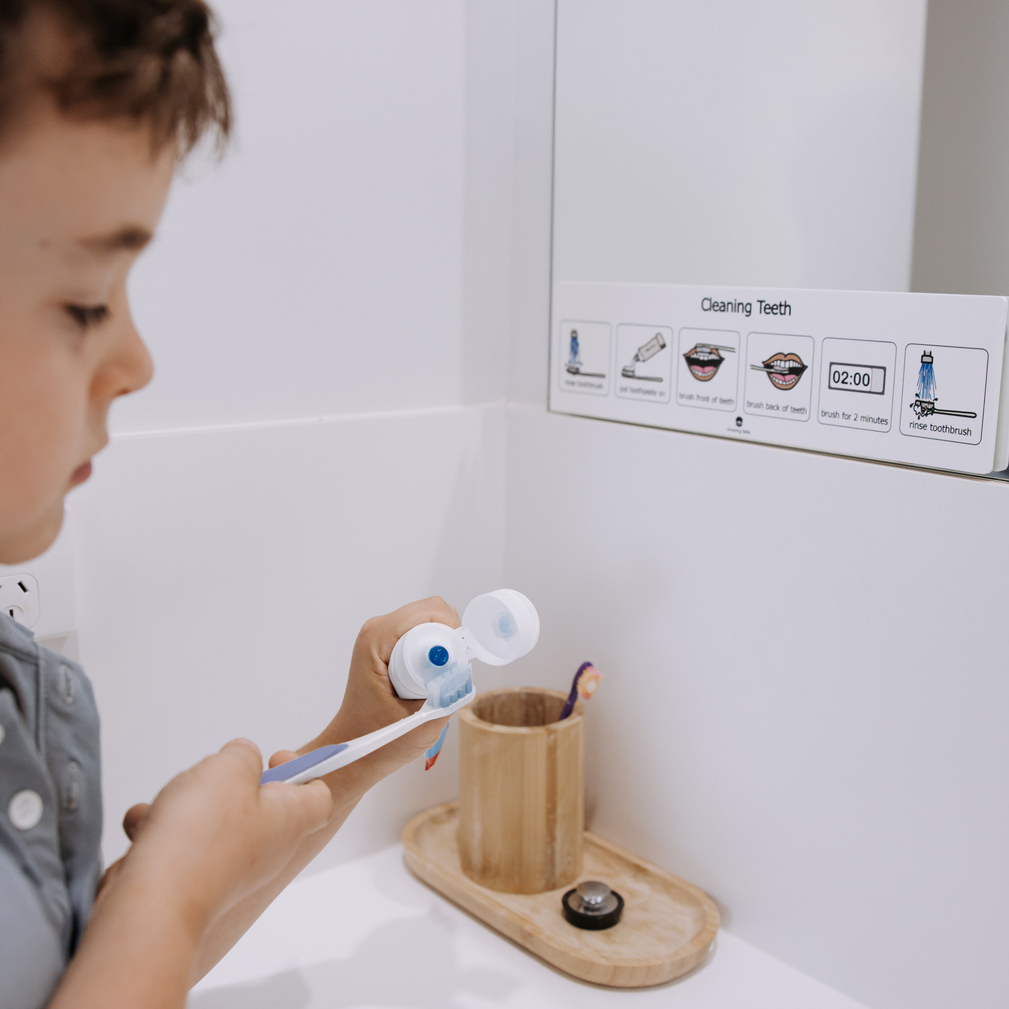 Brushing Teeth Visual Aid